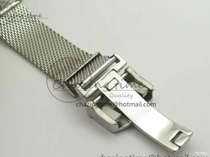 MIROTIME 1218 Portofino IW356501 SS V3 MK 1:1 Best Edition Blue Dial On SS Mesh Bracelet MIYOTA Timeless 7194